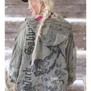 Magnolia Pearl Black Sabbath Hooded Jacket 1165 Peace